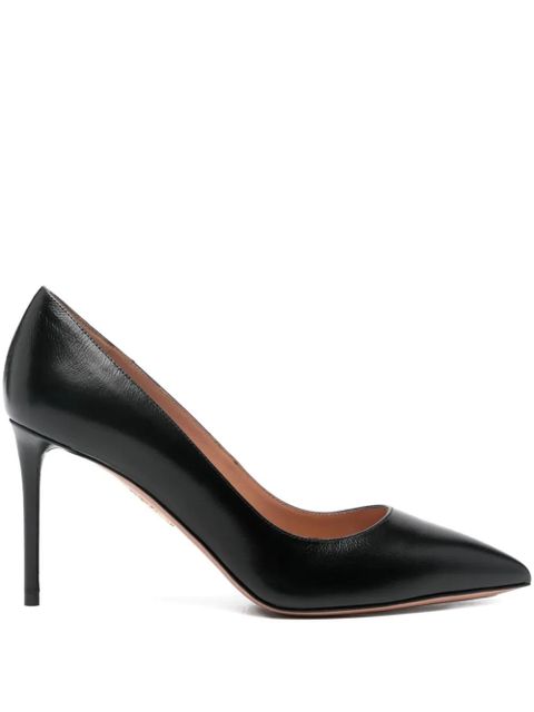 Aquazzura 85mm Purist pointed pumps - Black - zdjęcie produktu nr 1