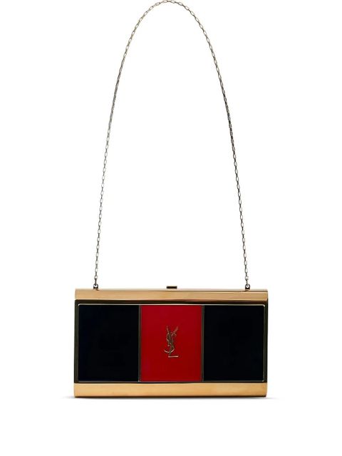 Saint Laurent cassandre two-tone minaudière - Gold - zdjęcie produktu nr 1
