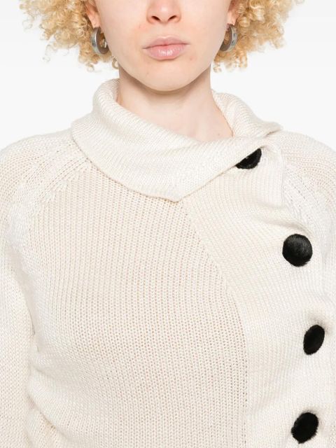 KHAITE Lorrai cardigan - Neutrals