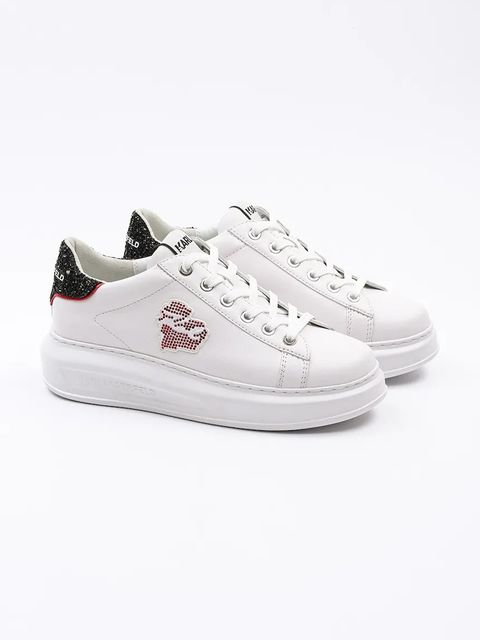 Karl Lagerfeld sneakersy skórzane KAPRI kolor biały KL62515V - zdjęcie produktu nr 2