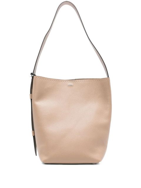 Max Mara Archetipo leather bucket bag - Neutrals - zdjęcie produktu nr 1