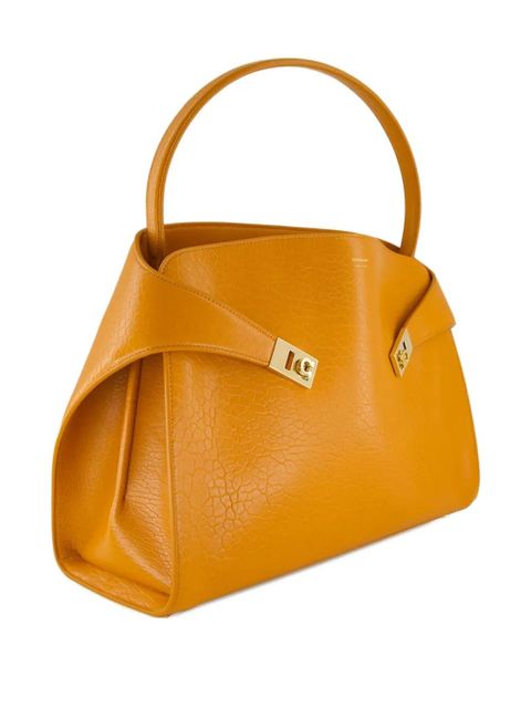 Ferragamo medium Hug maxi-grain leather shoulder bag - Orange - zdjęcie produktu nr 2