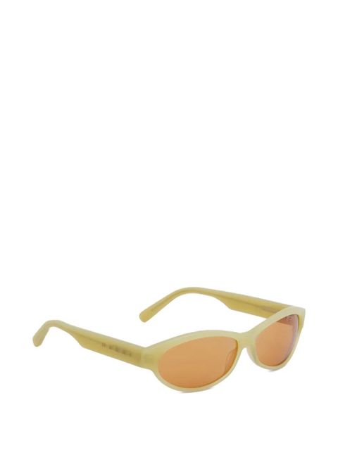 Marni Ozound oval-frame sunglasses - Green - zdjęcie produktu nr 2