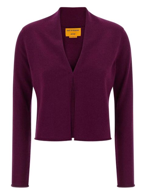 Guest In Residence Stealth cashmere cardigan - Purple - zdjęcie produktu nr 1