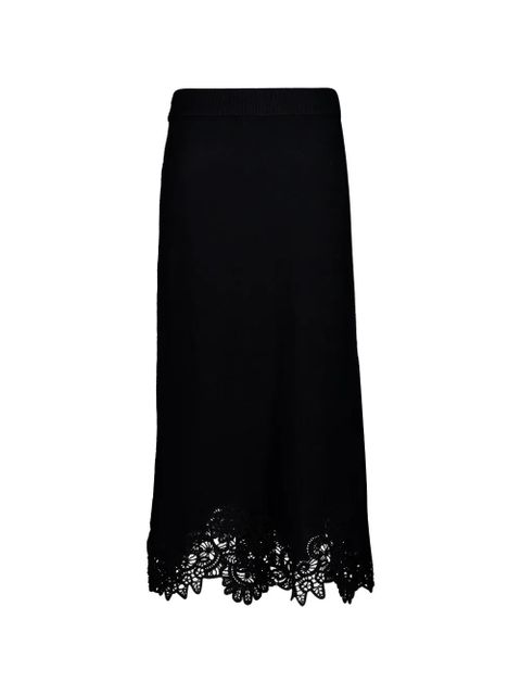 ZIMMERMANN Luna midi skirt - Black - zdjęcie produktu nr 1