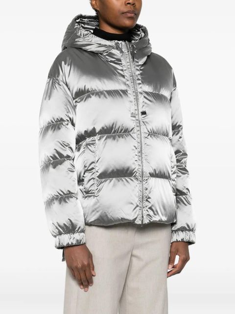 Max Mara hooded puffer jacket - Grey