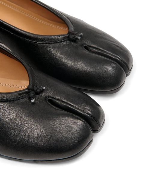 Maison Margiela tabi leather ballerina - Black