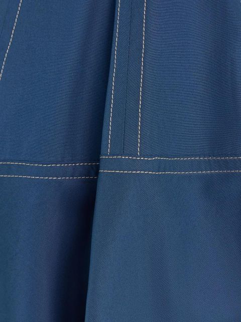 Tod's seam-detail midi dress - Blue - zdjęcie produktu nr 2