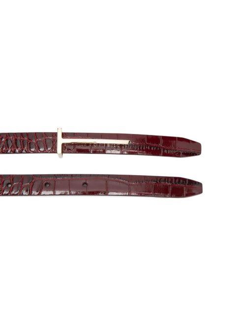 TOM FORD logo-buckle belt - Red - zdjęcie produktu nr 2