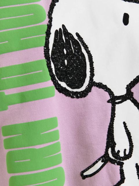 Essentiel Antwerp Peanuts™ Snoopy sequin-embellished sweatshirt - Pink
