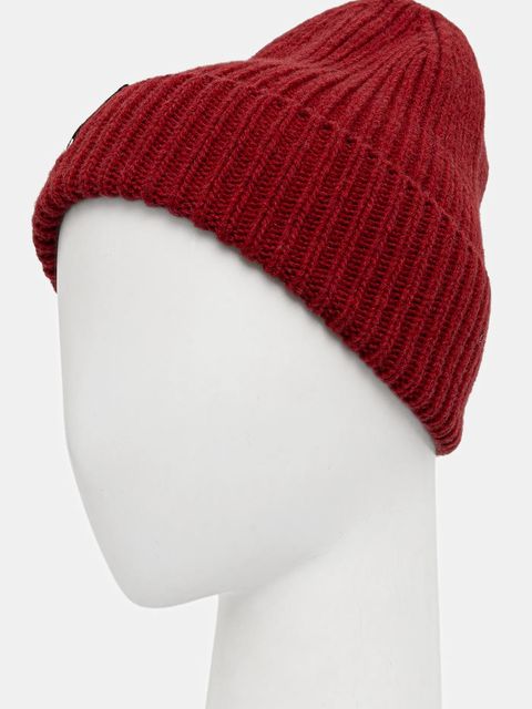 JOYINME czapka wełniana Warm Thoughts kolor bordowy z grubej dzianiny wełniana Warm Thoughts