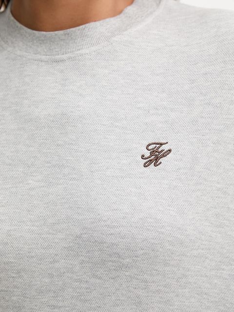 Tommy Hilfiger bluza damska kolor szary gładka WW0WW46152