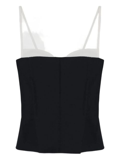 Simkhai sweetheart-neck top - Black