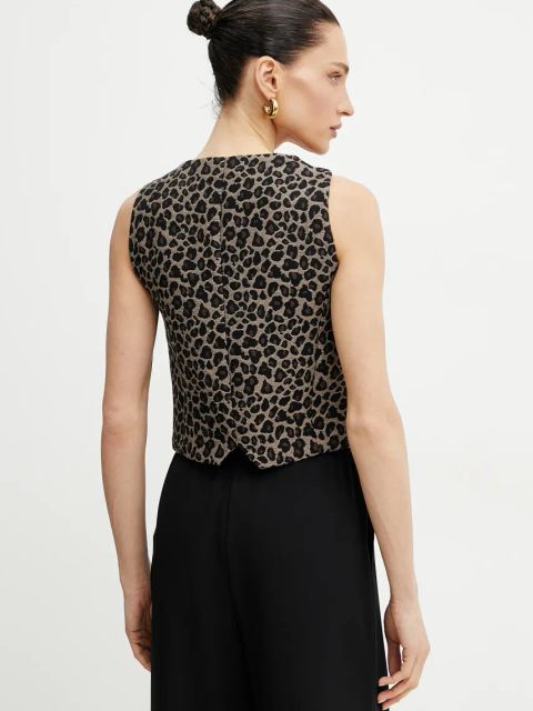 Morgan kamizelka CBILI.F kolor brązowy jednorzędowa CBILI.F