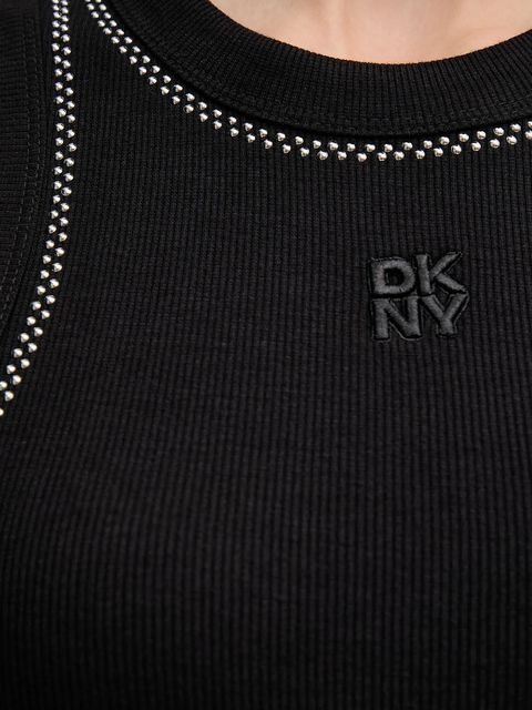 Dkny top kolor czarny DJ5T1380