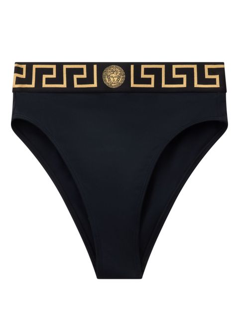 Versace Greca Border high-waist bikini bottoms - Black - zdjęcie produktu nr 1