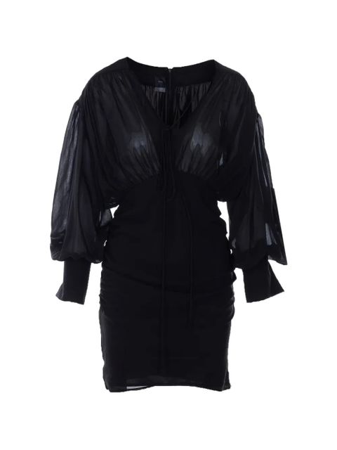 PINKO V-neck dress - Black - zdjęcie produktu nr 1