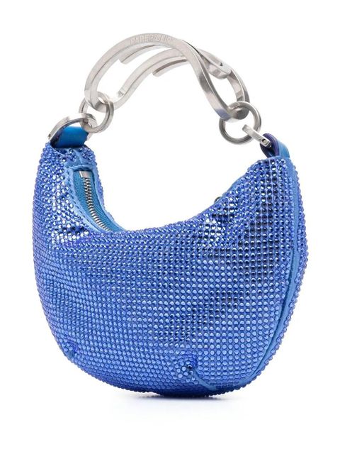 Off-White sequinned mini bag - Blue