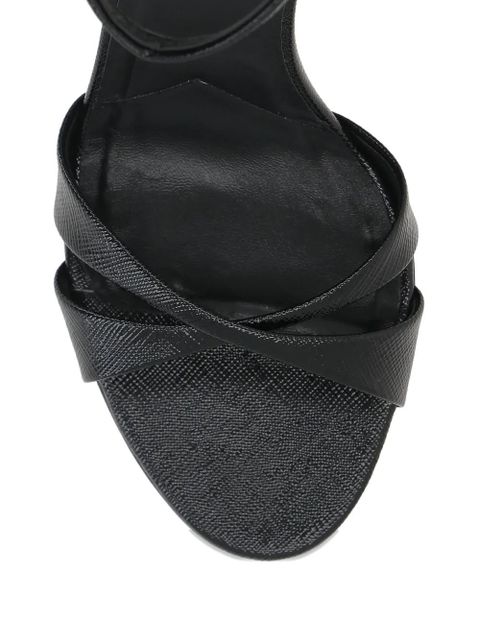 Prada criss-cross strap sandals - Black - zdjęcie produktu nr 2