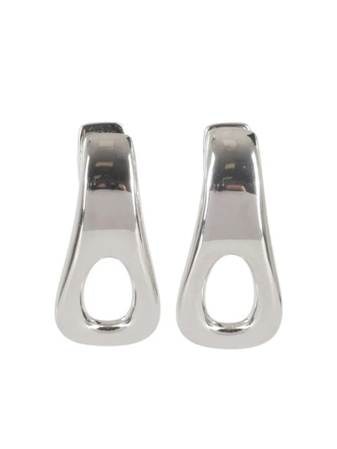 Rabanne zip-pull earrings - Silver