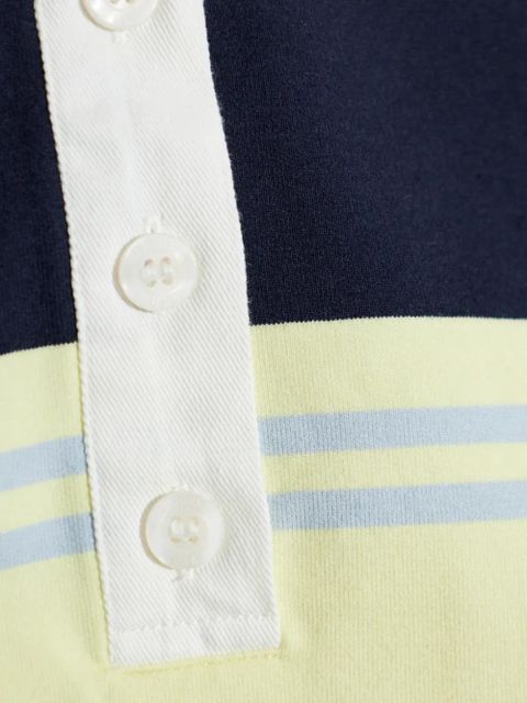 RE/DONE striped polo top - Yellow