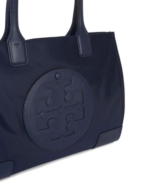 Tory Burch large Ella Patent logo-embossed tote bag - Blue