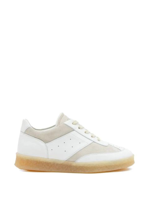 MM6 Maison Margiela court panelled sneakers - White - zdjęcie produktu nr 1