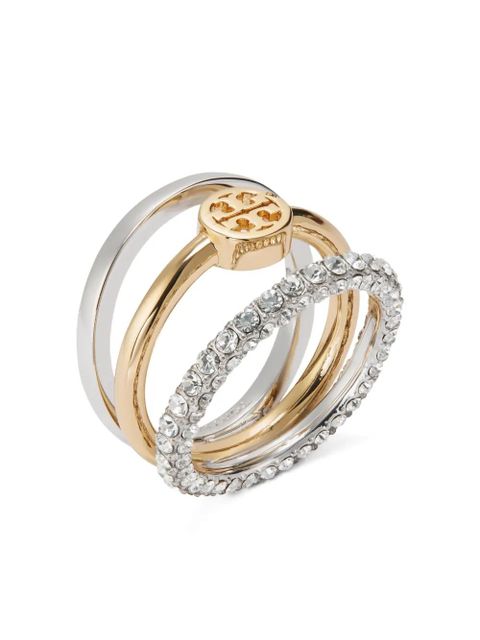 Tory Burch miller pave stacking ring - Gold - zdjęcie produktu nr 2