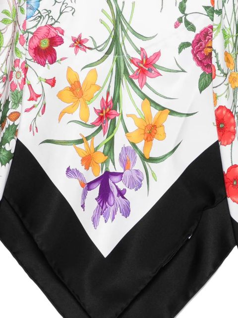 Gucci floral-print scarf - White - zdjęcie produktu nr 2