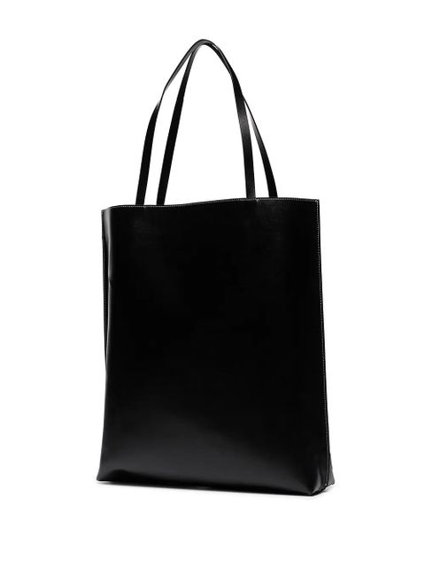 GANNI large Banner tote bag - Black