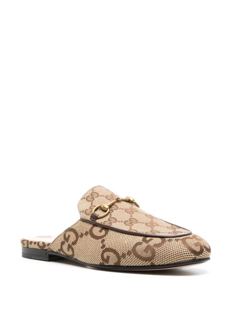Gucci Princetown panelled slippers - Neutrals