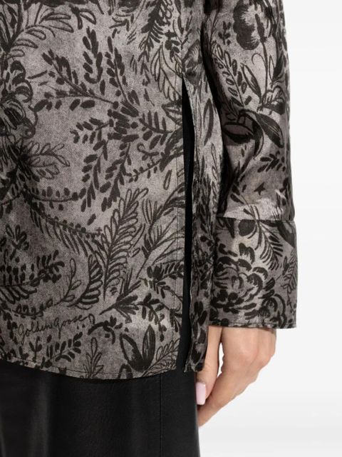 Golden Goose floral-print shirt - Grey