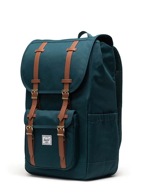 Herschel plecak Little America™ kolor zielony duży gładki 11390-06551-OS