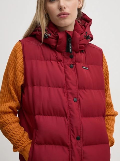 Pepe Jeans bezrękawnik BIBI VEST damski kolor pomarańczowy zimowy PL402439