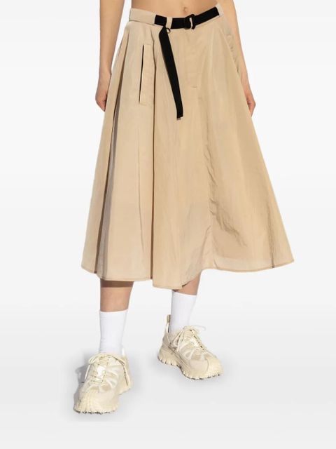 Moncler belted midi skirt - Neutrals - zdjęcie produktu nr 2