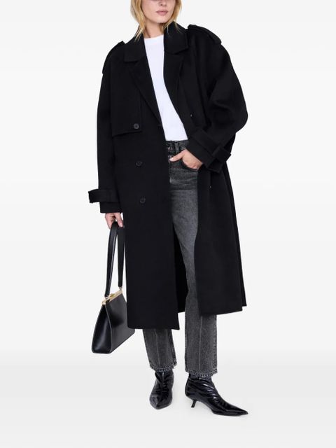 ANINE BING Jeremy embroidered cap - Grey