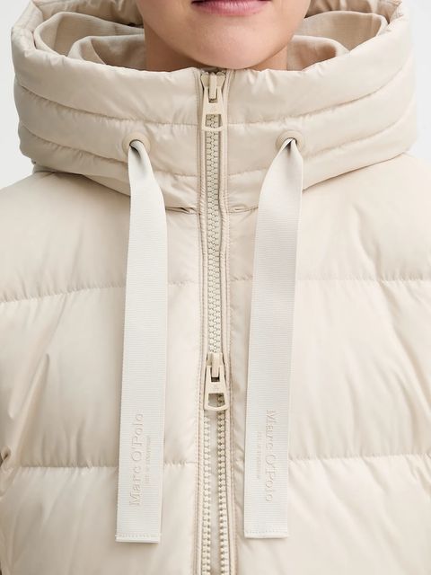 Marc O'Polo kurtka puchowa kolor beżowy zimowa 509032971095