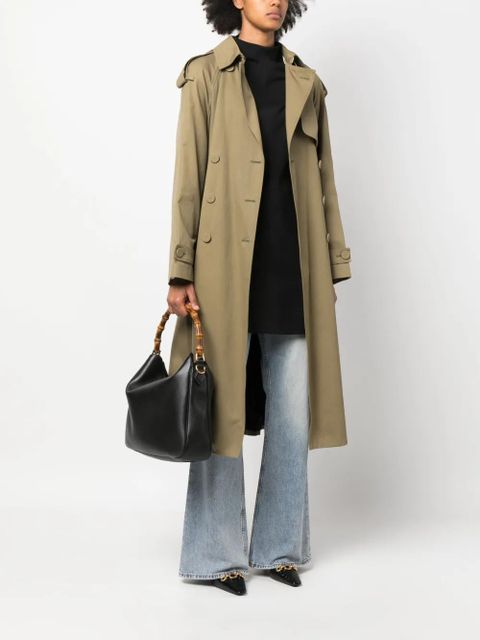 Gucci medium Diana leather tote bag - Black - zdjęcie produktu nr 2