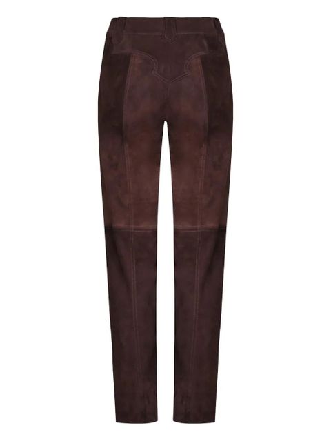 Johanna Ortiz Cartography leather trousers - Brown - zdjęcie produktu nr 2
