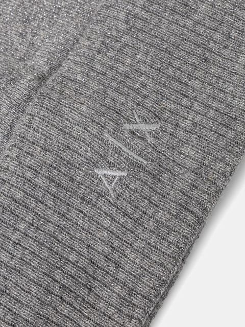 Armani Exchange czapka z dodatkiem wełny kolor szary XW001519 AF16181 - zdjęcie produktu nr 2