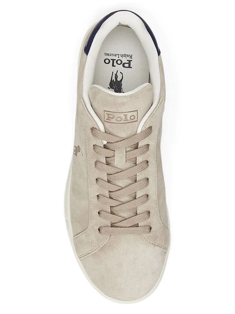 Polo Ralph Lauren sneakersy zamszowe Hrt Crt II kolor beżowy 809955691003