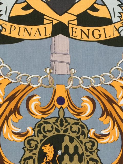 Aspinal Of London printed silk scarf - Blue - zdjęcie produktu nr 2