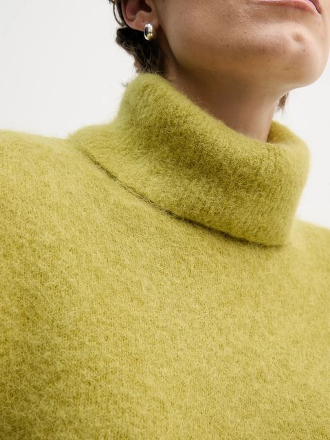 Sandro Ferrone sweter z dodatkiem alpaki