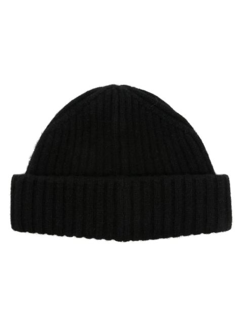 TOTEME cashmere ribbed-knit beanie - Black - zdjęcie produktu nr 1