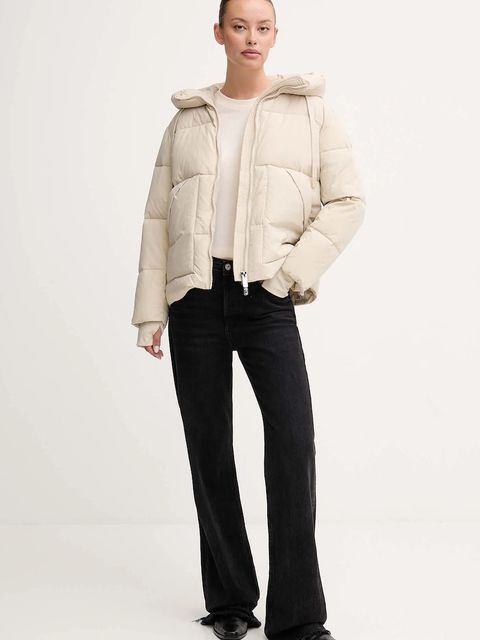 Mos Mosh kurtka Ollie kolor beżowy zimowa 170820