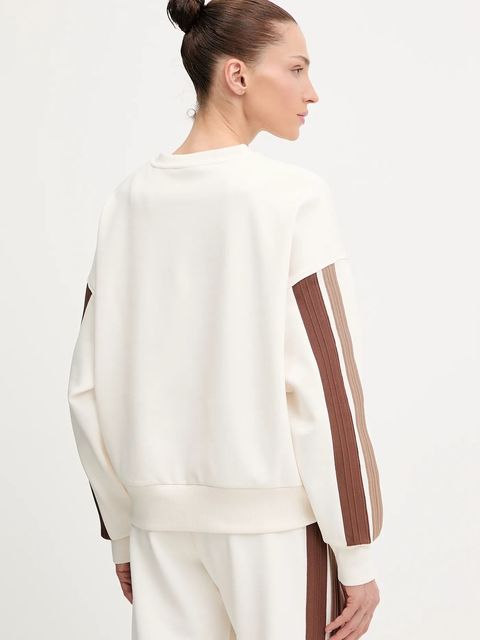 Guess bluza FABIA damska kolor beżowy z aplikacją V5BQ03 KCX22