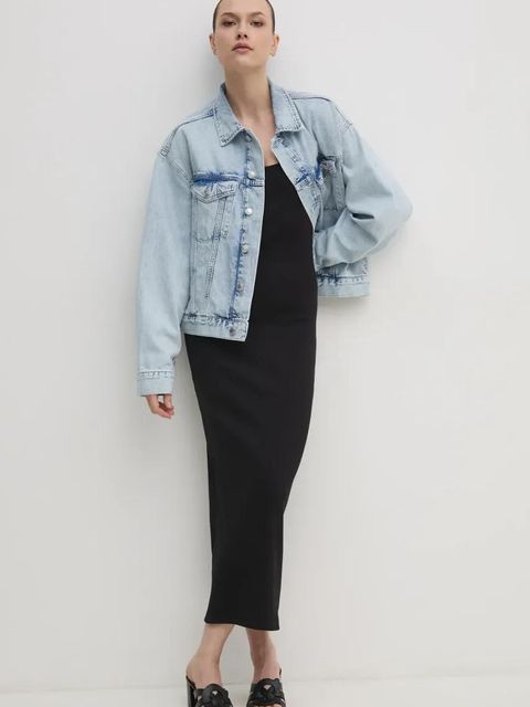 Calvin Klein Jeans kurtka jeansowa damska kolor niebieski przejściowa J20J225186 - zdjęcie produktu nr 2