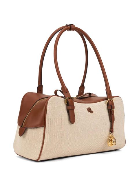 Lauren Ralph Lauren buckle top-handle tote bag - Neutrals