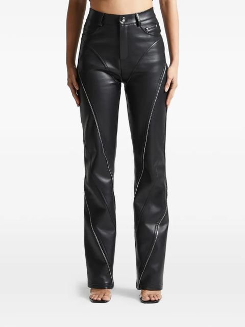 Manière De Voir zip biker trousers - Black