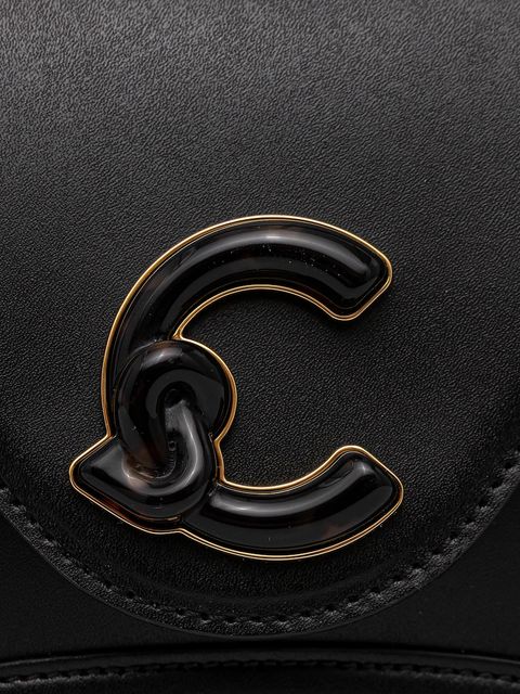 Coccinelle torebka skórzana C-ME CALF&MARB kolor czarny E1 U4G 18 02 01